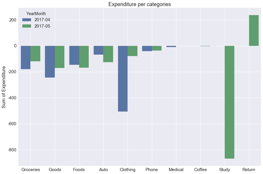 Personal Spending Visualization
